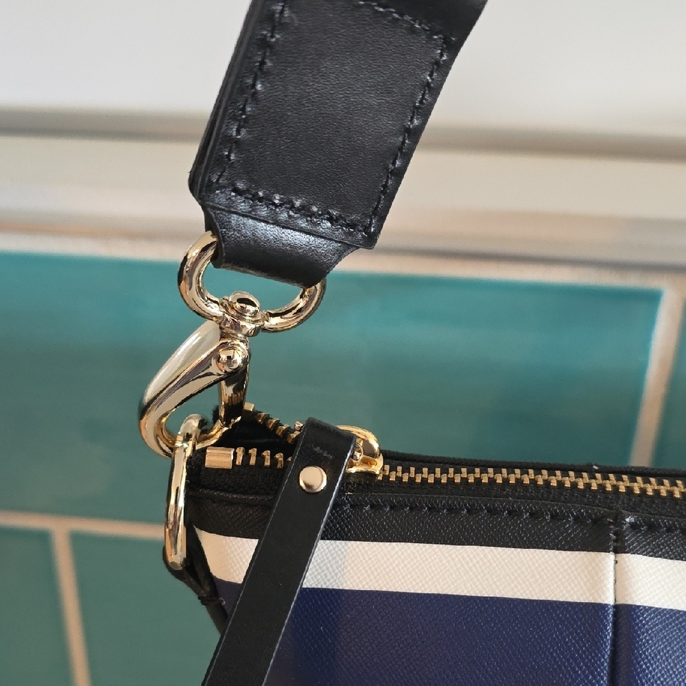 Kate Spade Elegant Striped Women's Baby Bag - Picture 3 of 12